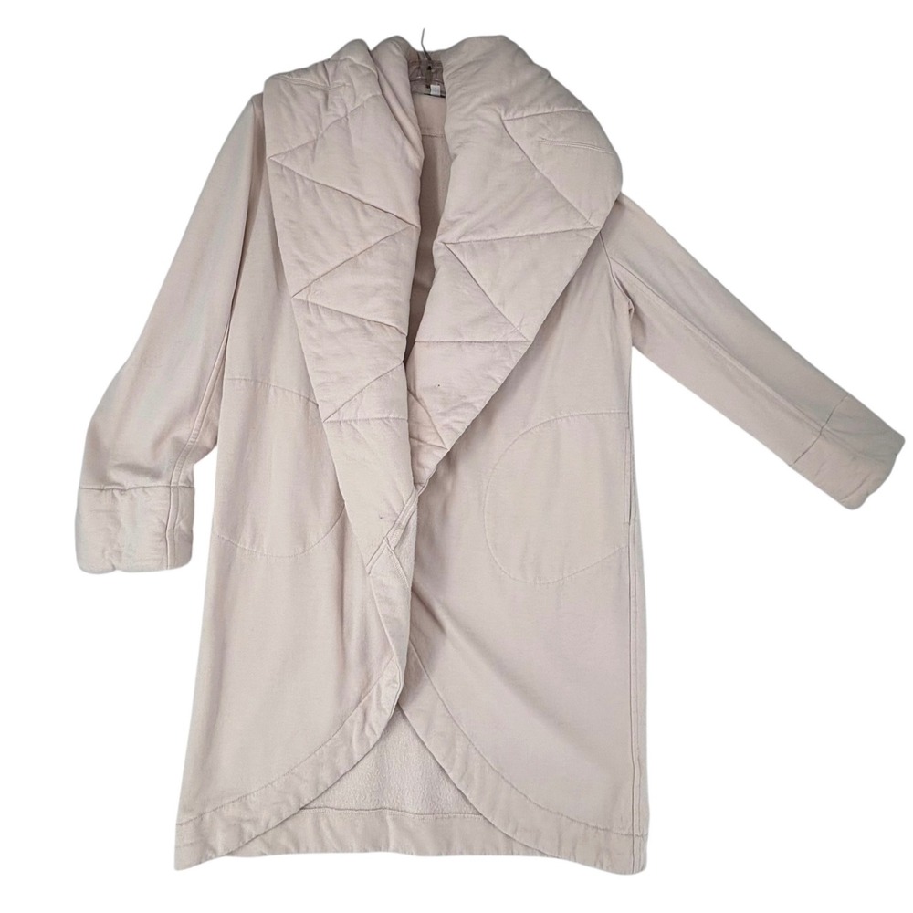 Young Fabulous & Broke Sandrine Womens M/L Quilted Shawl Collar Coat